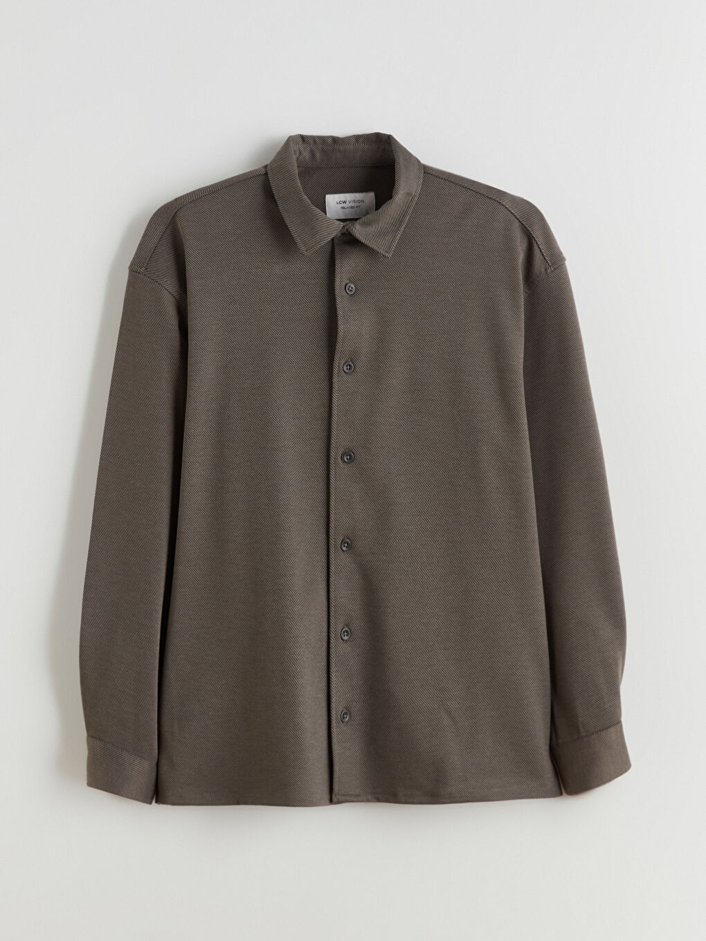 Slim Fit Long Sleeve Men's Shirt-4