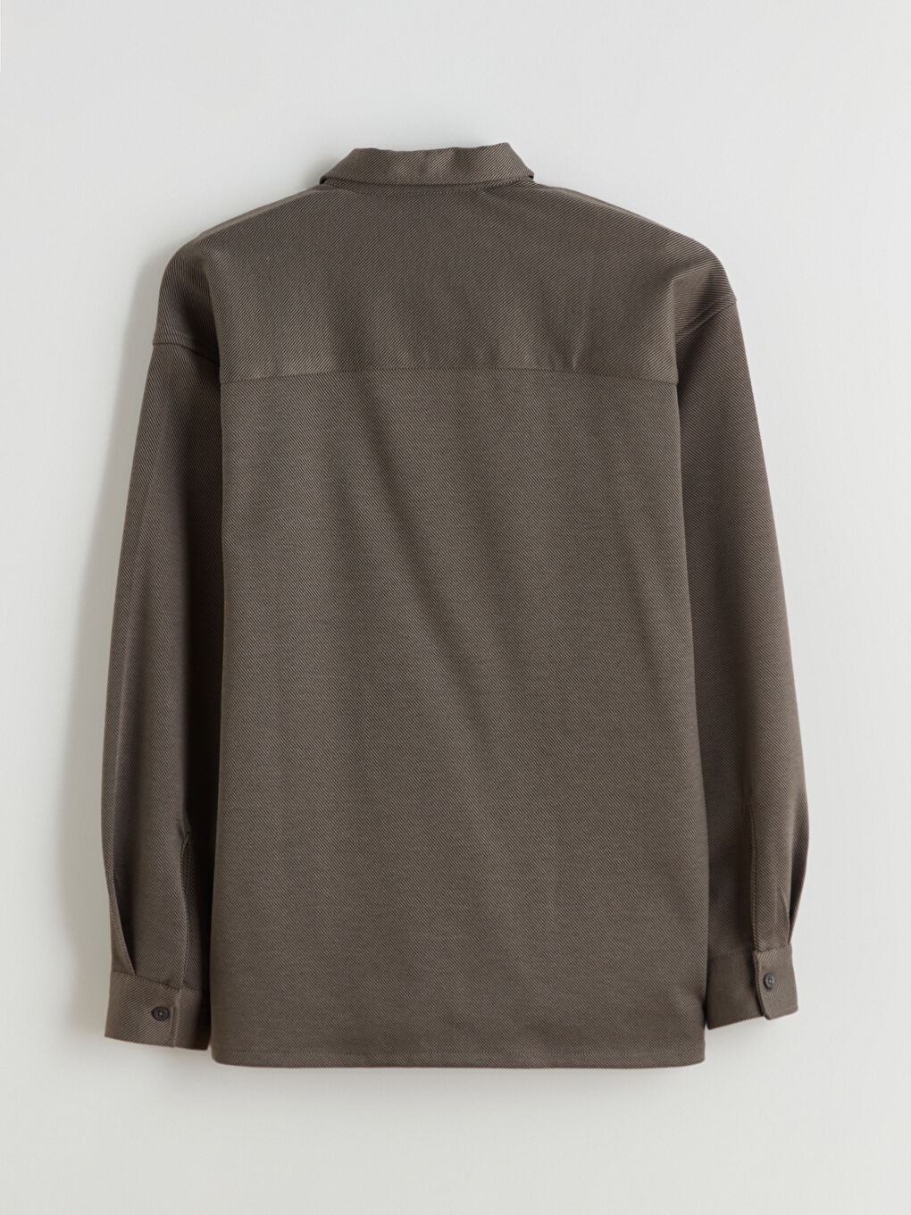 Slim Fit Long Sleeve Men's Shirt-5