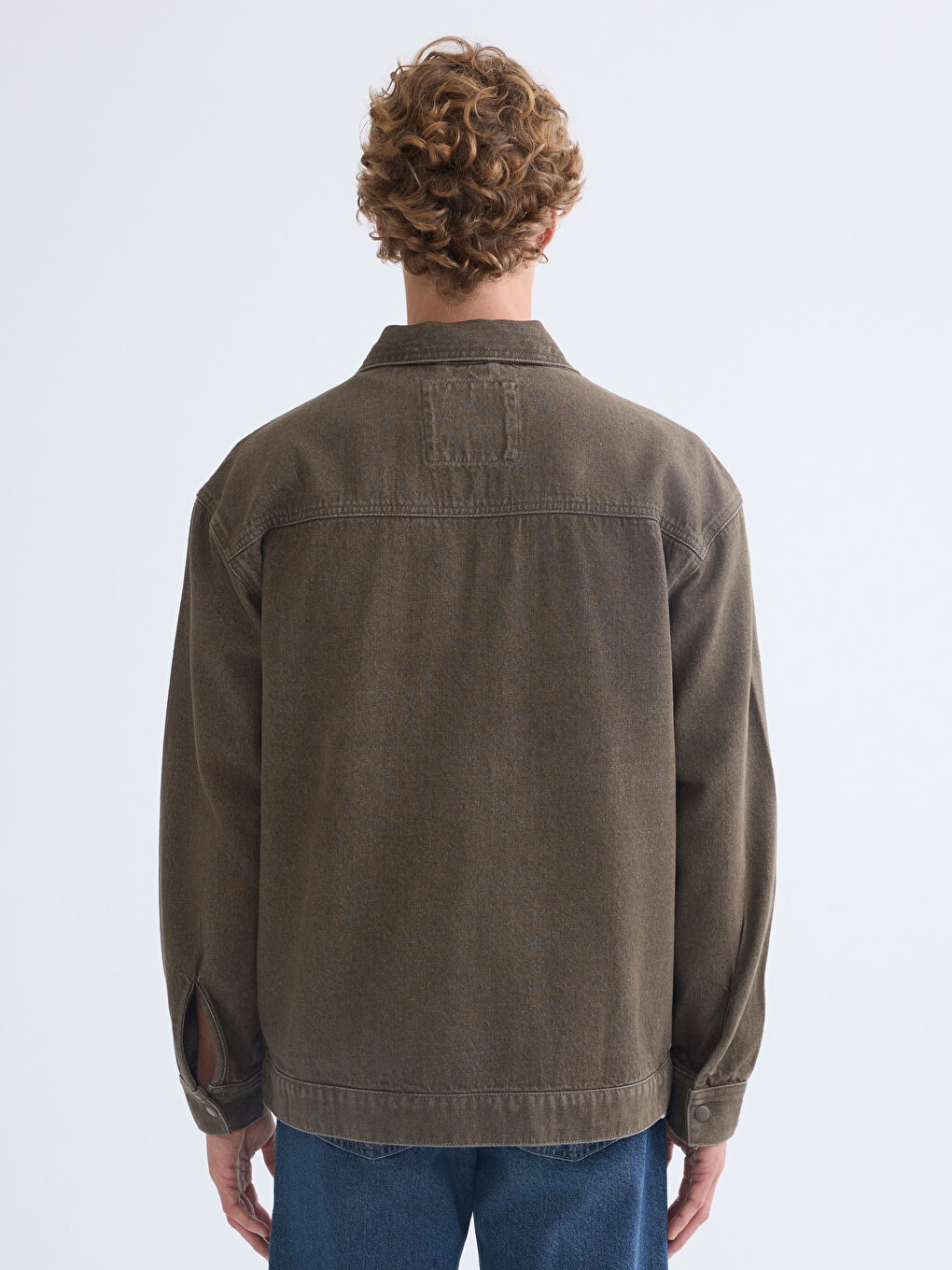 Oversize Men's Denim Jacket-4