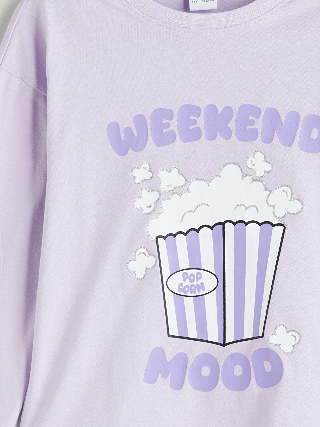 Crew Neck Girls' Pyjama Set-5