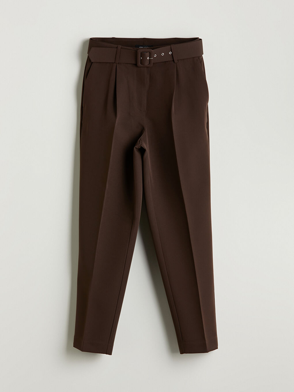 LCW Vision Pantalone sa pojasom visokog struka šargarepa fit ženski plisirane pantalone -W5BE44Z8-Z0Z