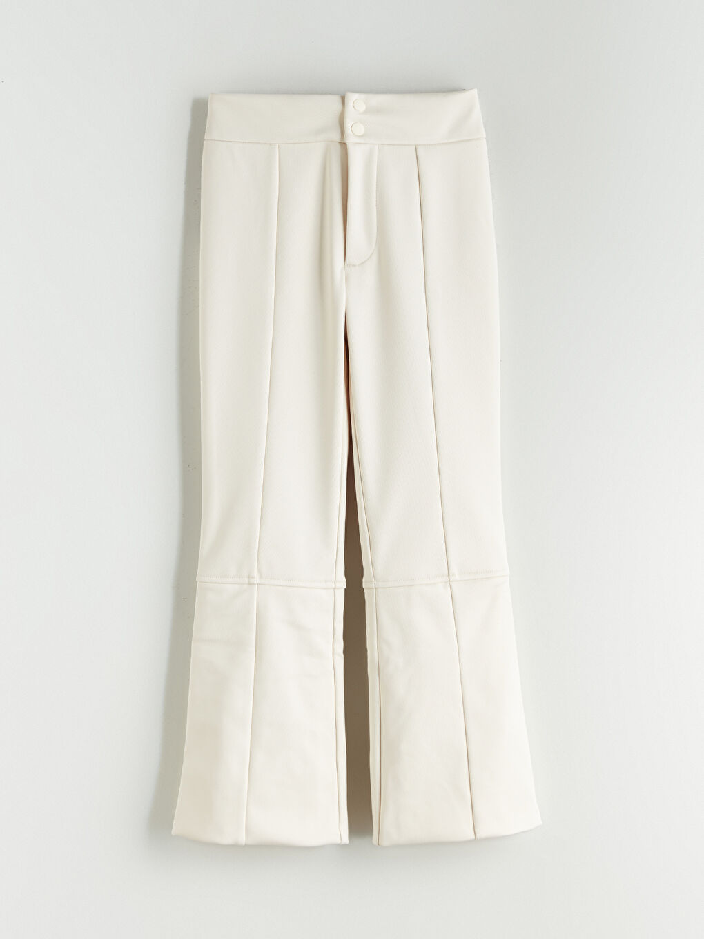 Ekru Basic Kız Çocuk Kayak Pantolonu-1