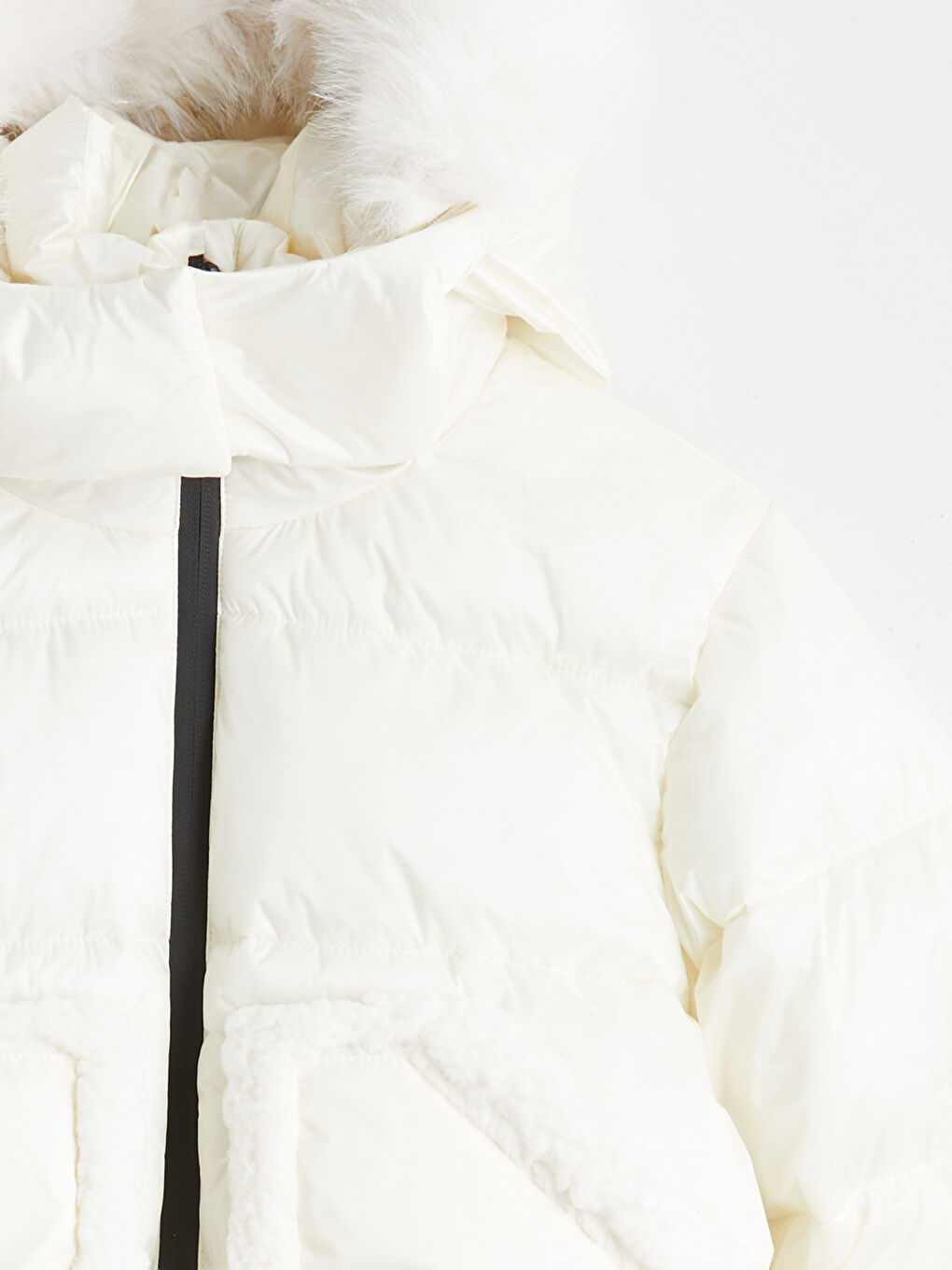 Hooded Girls' Ski Jacket-6