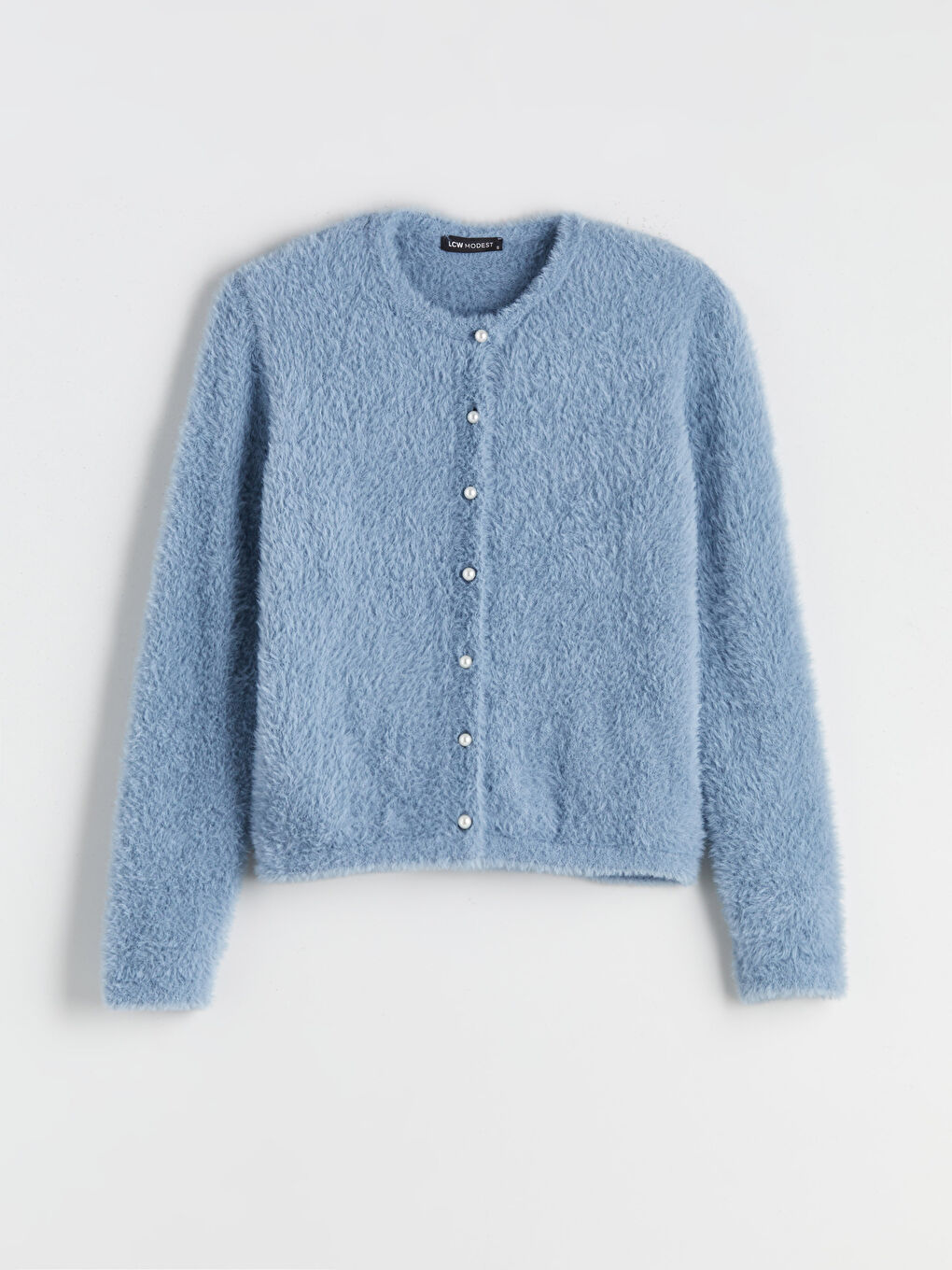 Mavi Bisiklet Yaka Kadın Triko Hırka-4