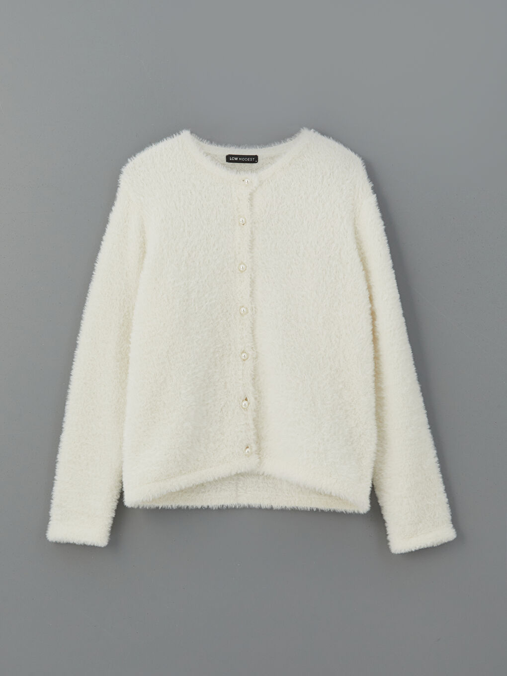 Crew Neck Women's Knitwear Cardigan-4