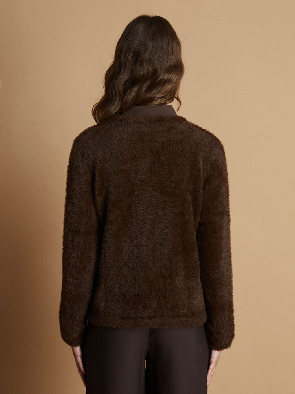 Crew Neck Women's Knitwear Cardigan-4