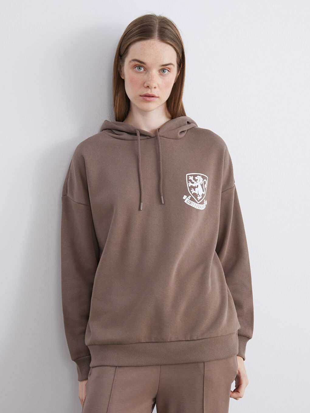 Harry Potter Printed Oversize Women's Thick Hoodie