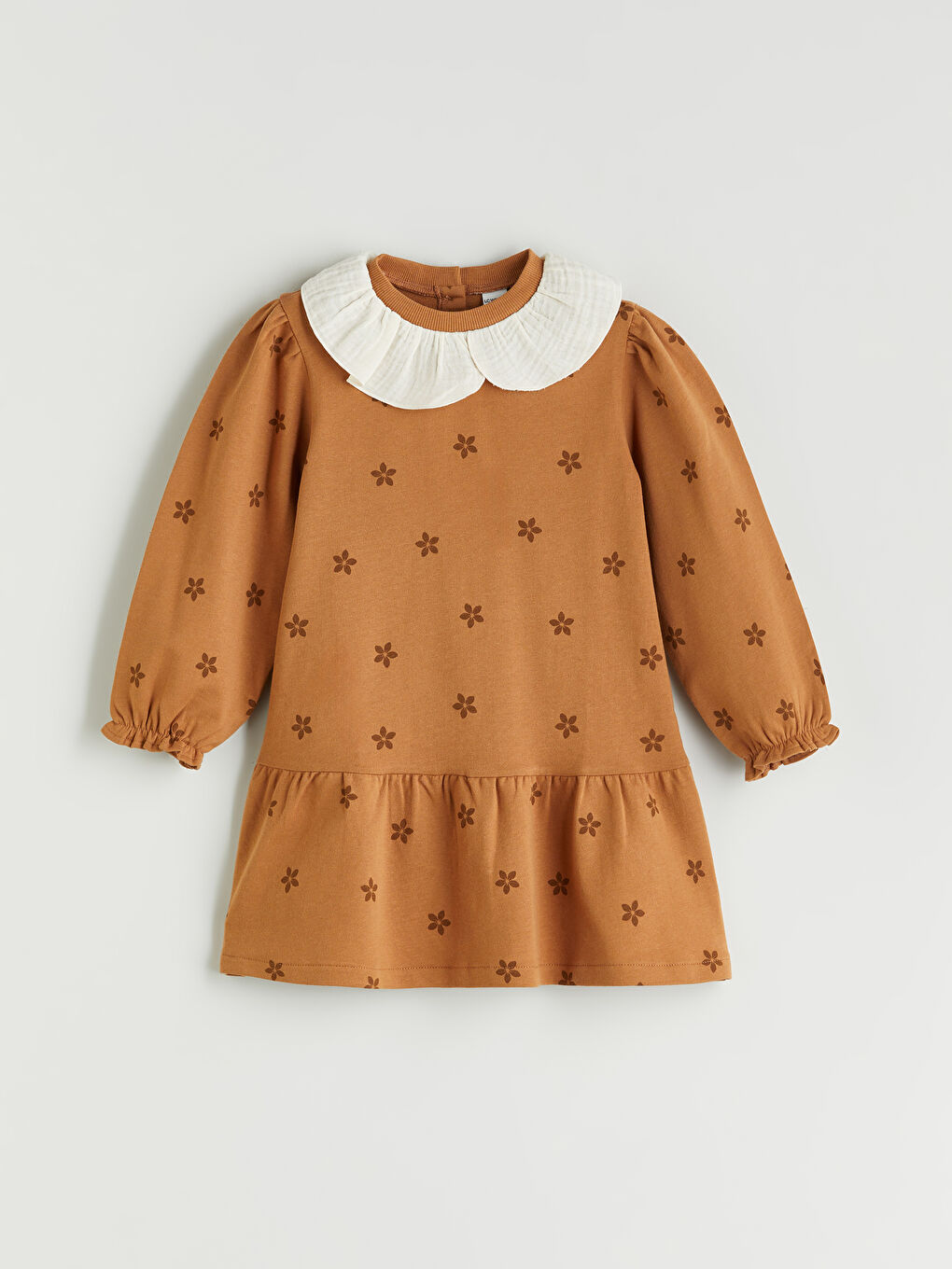 Peter Pan Collar Floral Girls' Dress