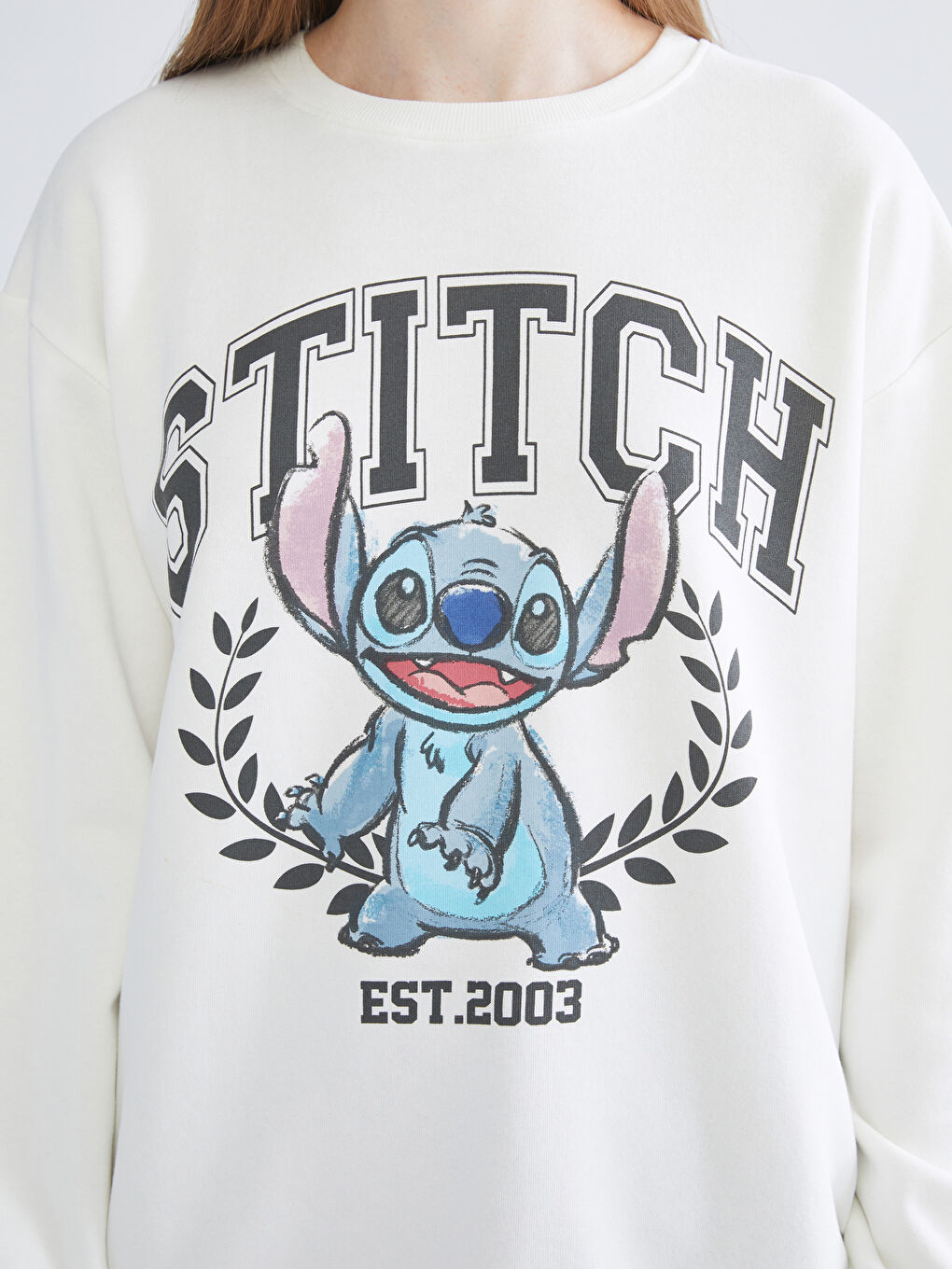 Woman ECRU Sweatshirt-2