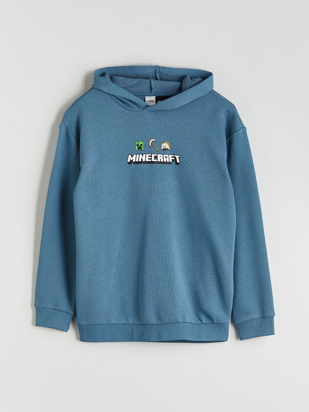 Hooded Minecraft Printed Boys' Sweatshirt-1