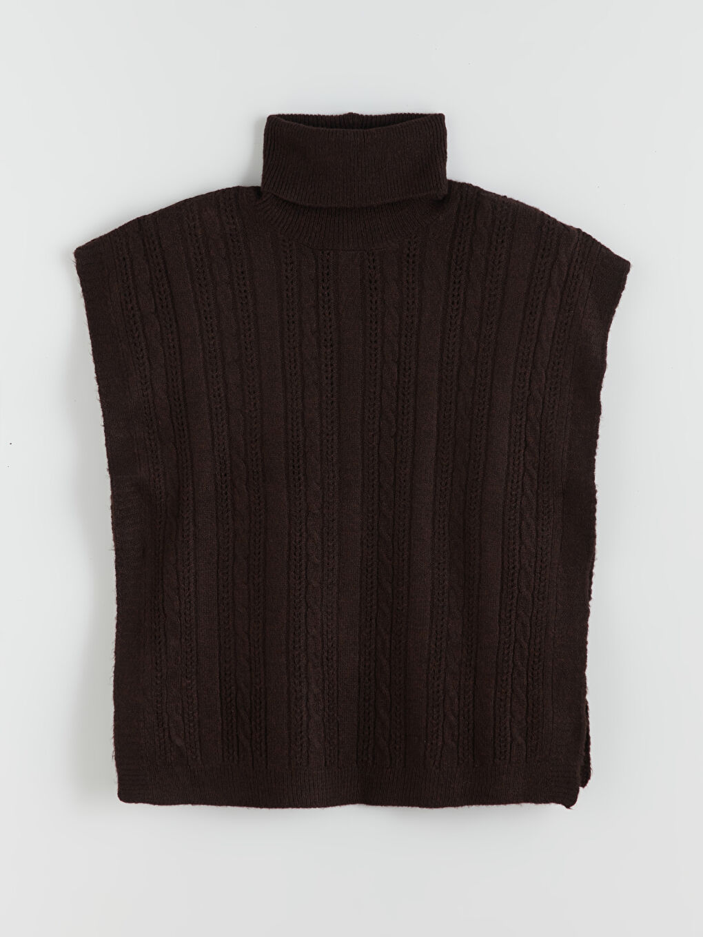 سوییتەری تریکۆی یاخە بەرزی ئاجورداری ژنان-4