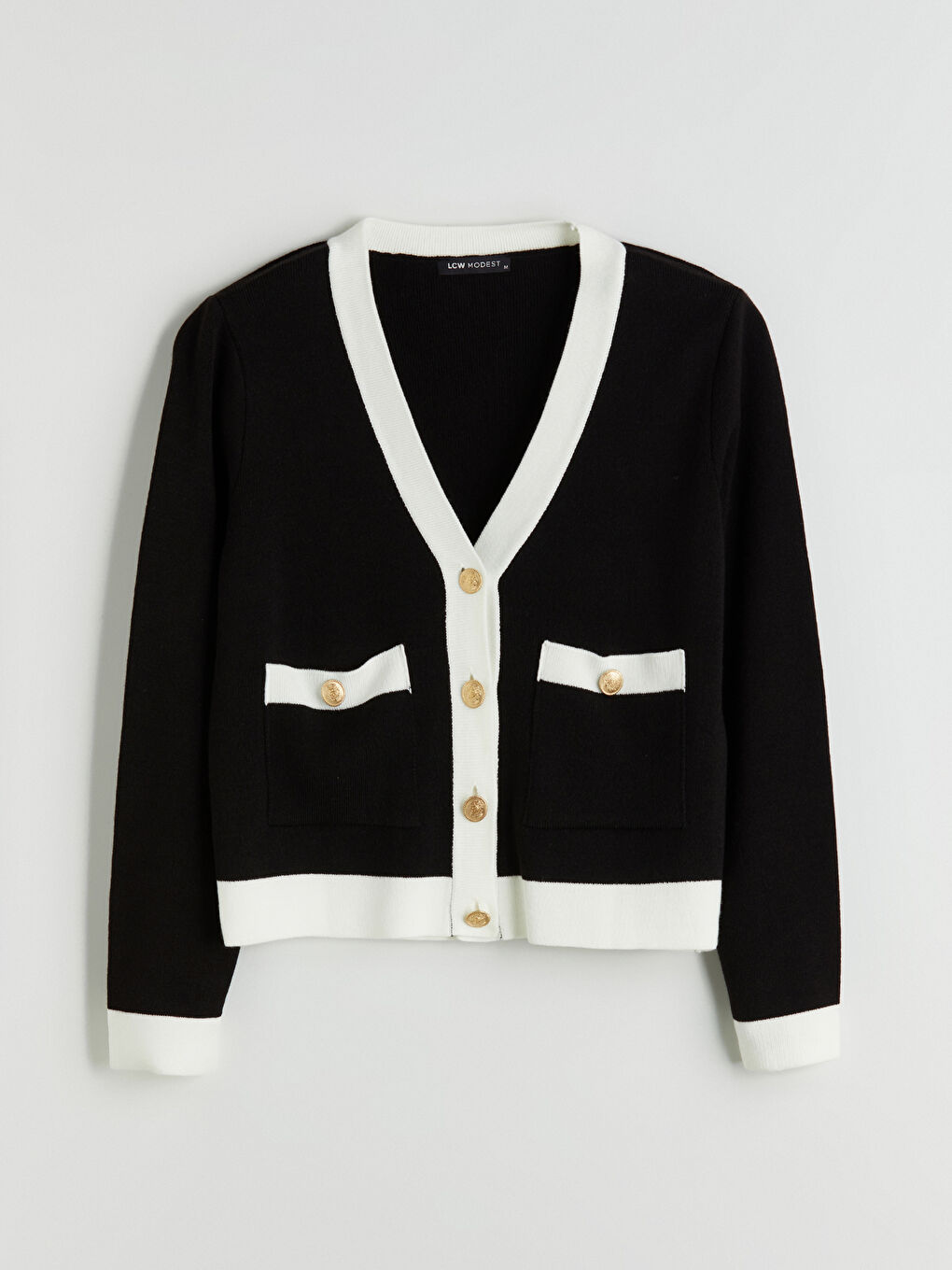 كارديجان تريكو نسائي بفتحة رقبة على شكل حرف V-6