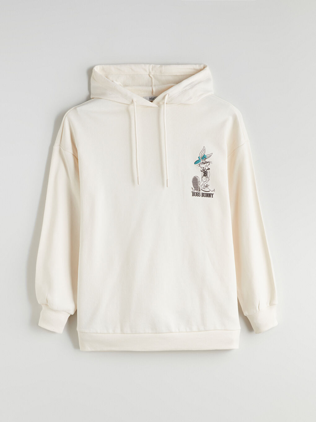 Bugs Bunny Printed Oversize Women's Thick Hoodie-4