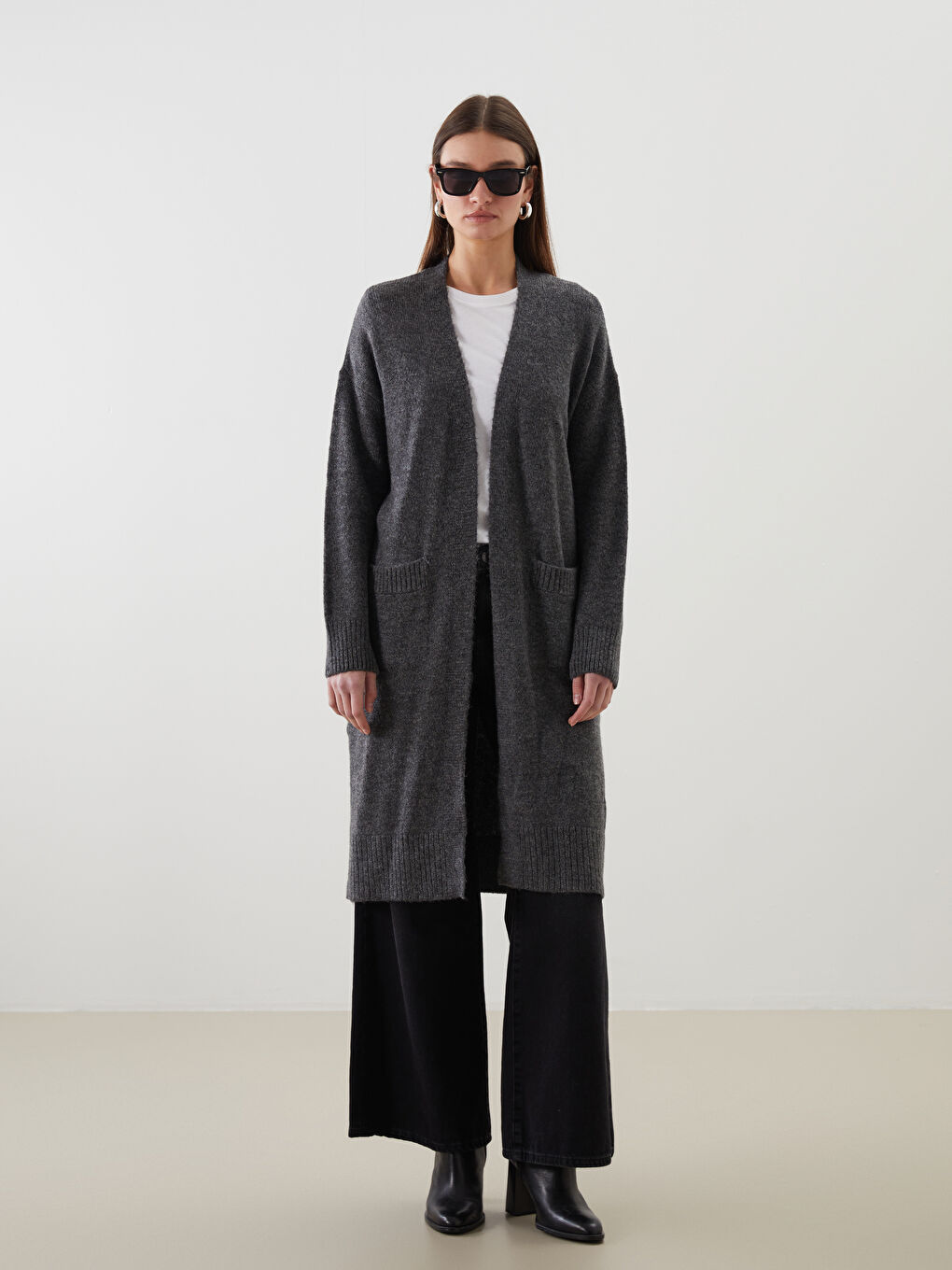 Shawl Collar Women's Knitwear Cardigan