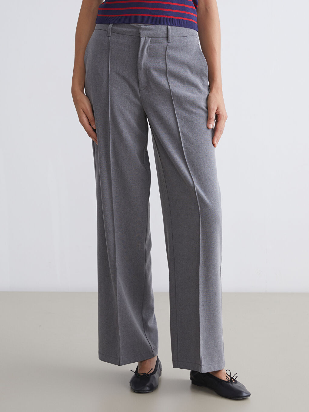 LCW Vision Standard Fit Women's Trousers -W5BF26Z8-D5P
