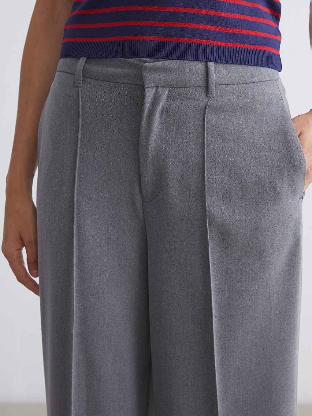 LCW Vision Standard Fit Women's Trousers -W5BF26Z8-D5P