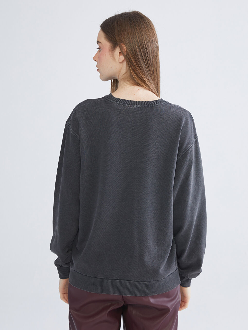 Woman ANTHRACITE Sweatshirt-3