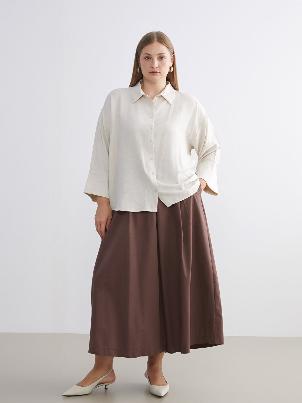 Кардиган из трикотажа с узором и круглым вырезом для женщин-6