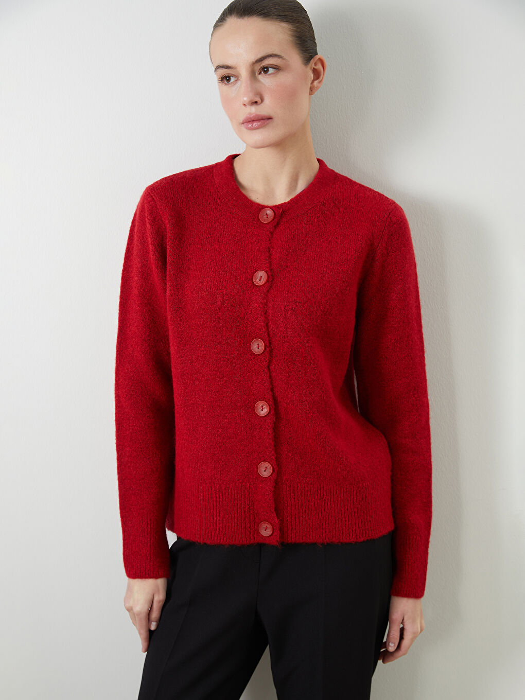 Žena CRVENA Kardigan