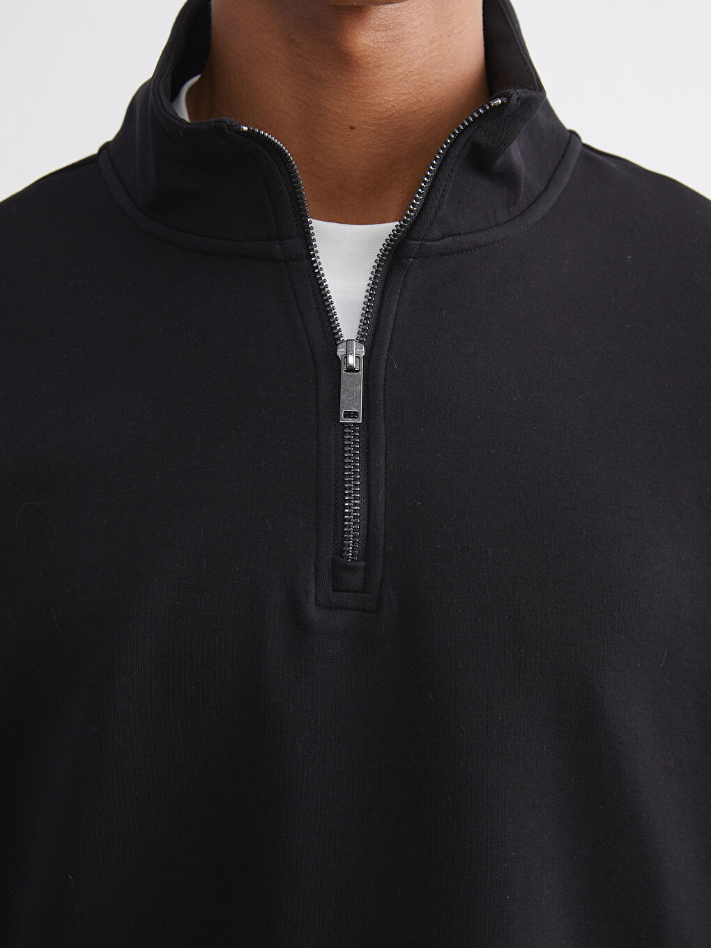 Funnel Neck Men's Sweatshirt-2