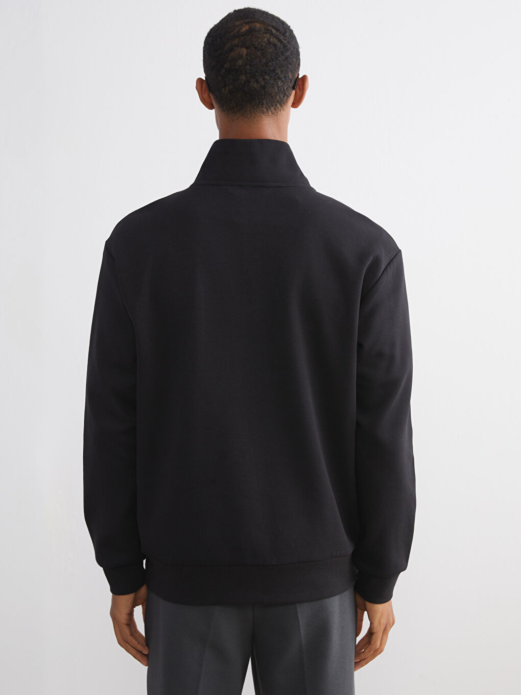 Funnel Neck Men's Sweatshirt-3