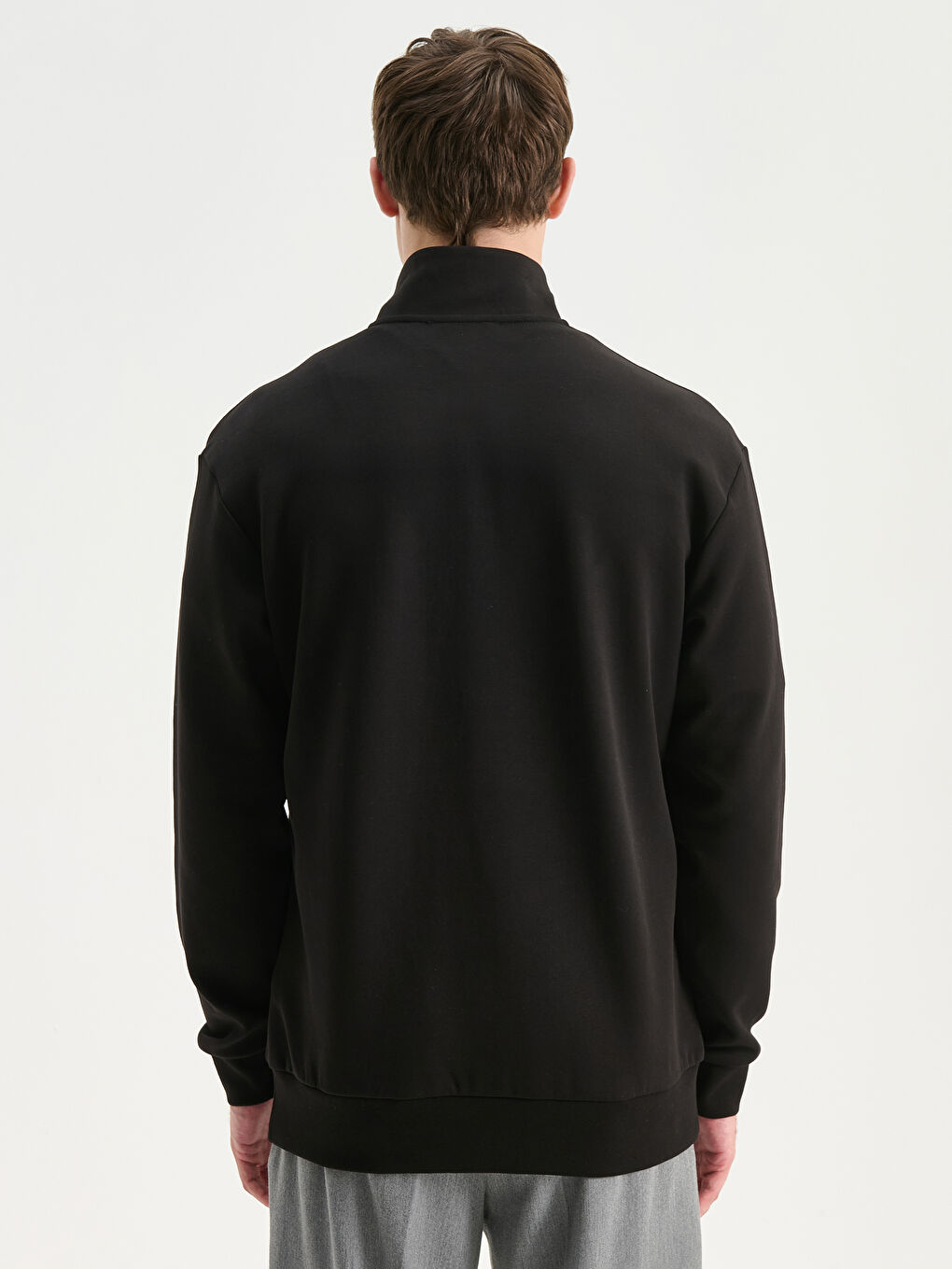 Funnel Neck Men's Sweatshirt-3