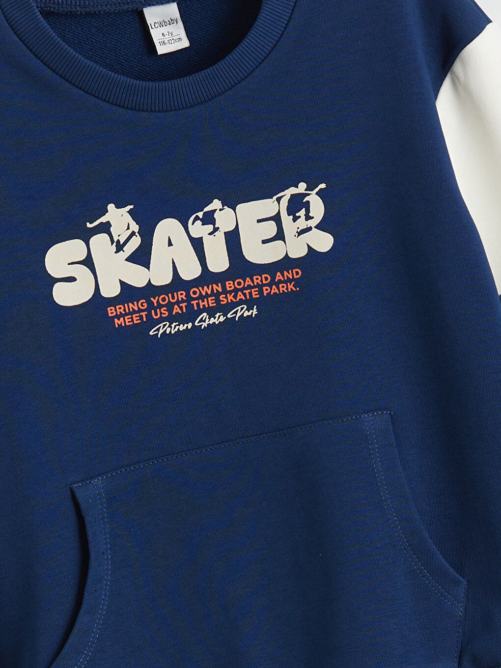 Text Printed Boys' Sweatshirt-1