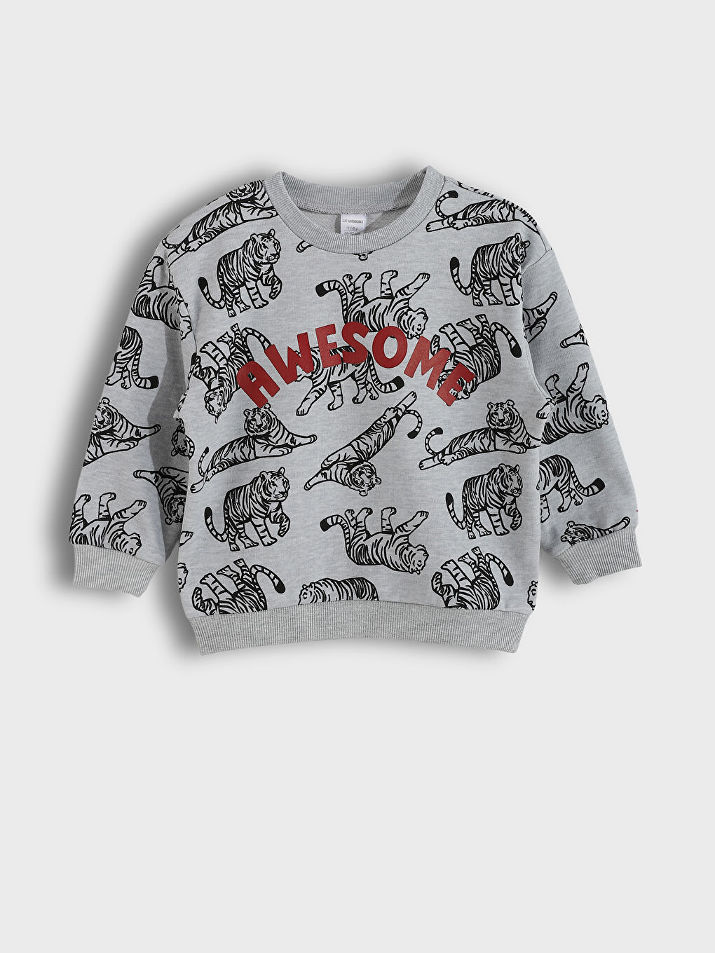 سويت شيرت ياقة دائرية للأولاد - مجموعة من 2-2