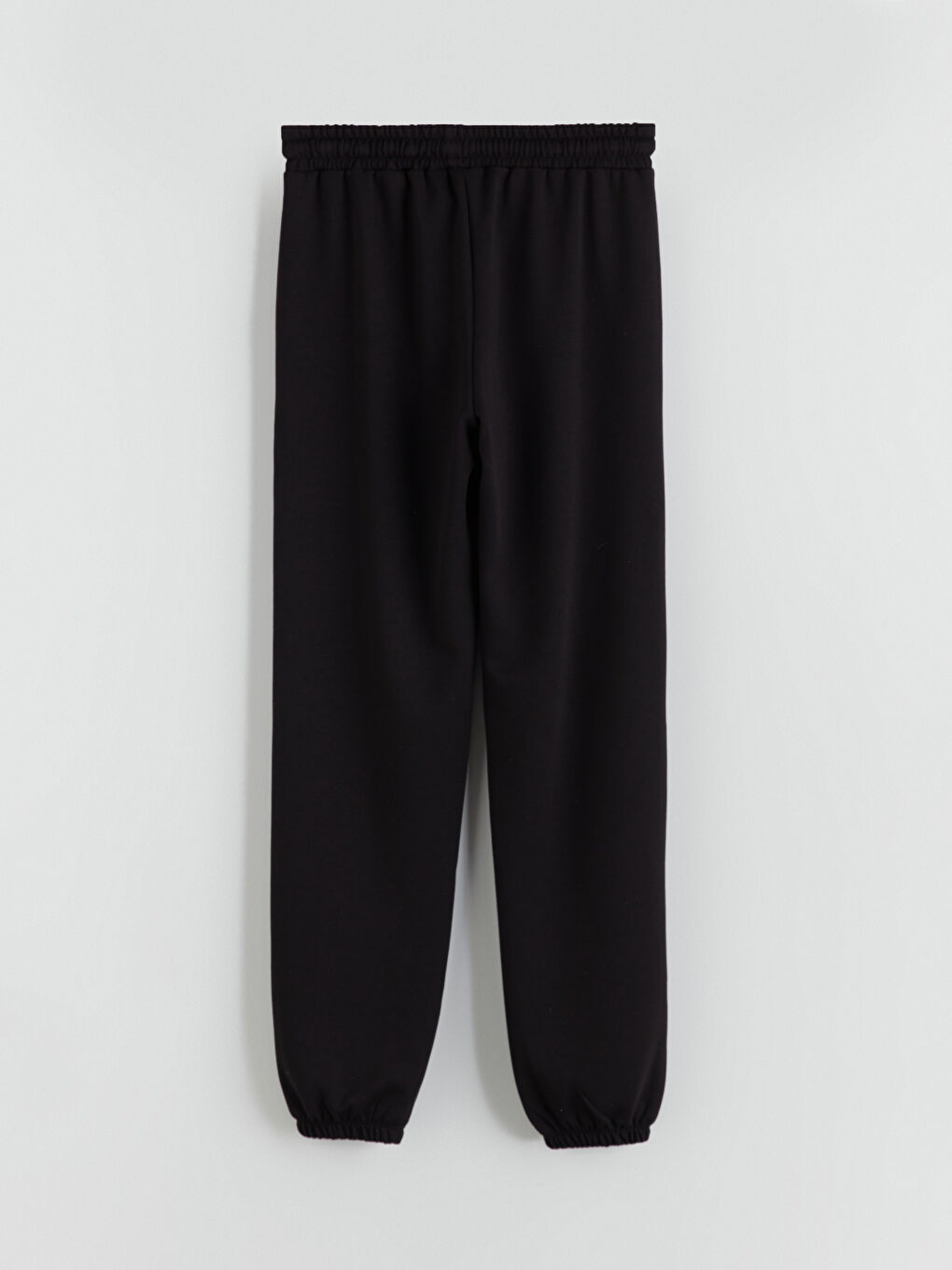 Siyah Beli Lastikli Kadın Jogger Pijama Altı-4