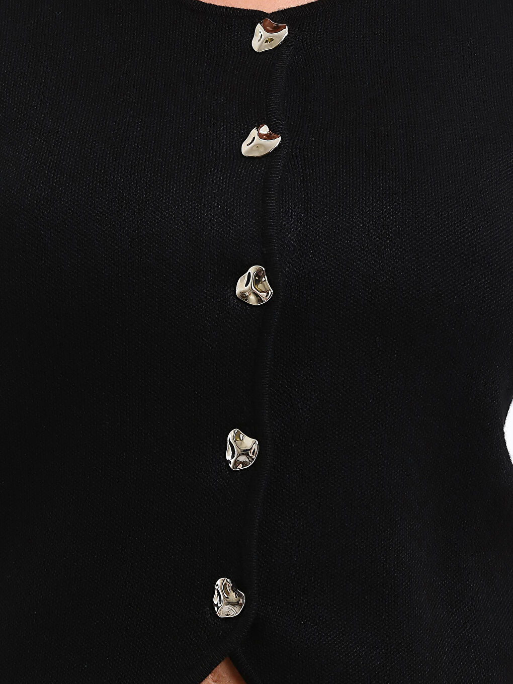 Жилетка от трикотаж с кръгло деколте-2