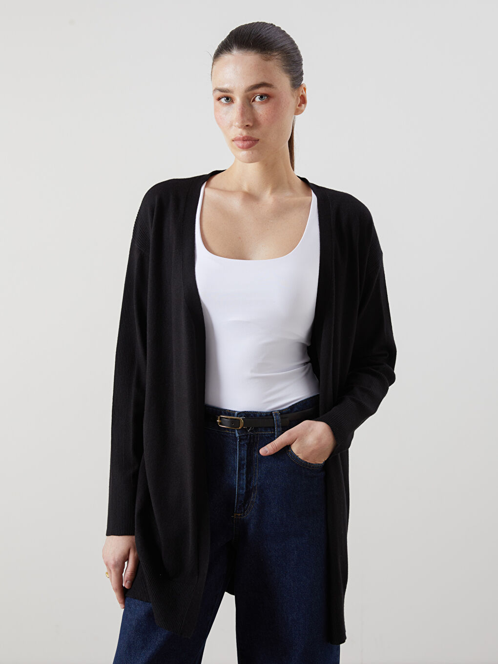 Shawl Collar Women's Knitwear Cardigan