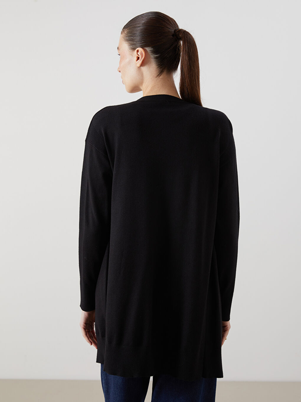 Shawl Collar Women's Knitwear Cardigan-3