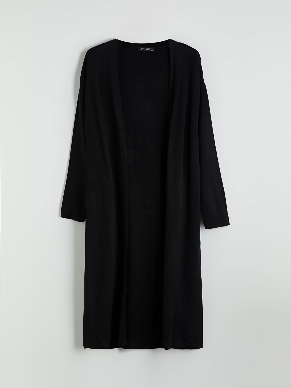 Siyah Şal Yaka Kadın Triko Hırka-4