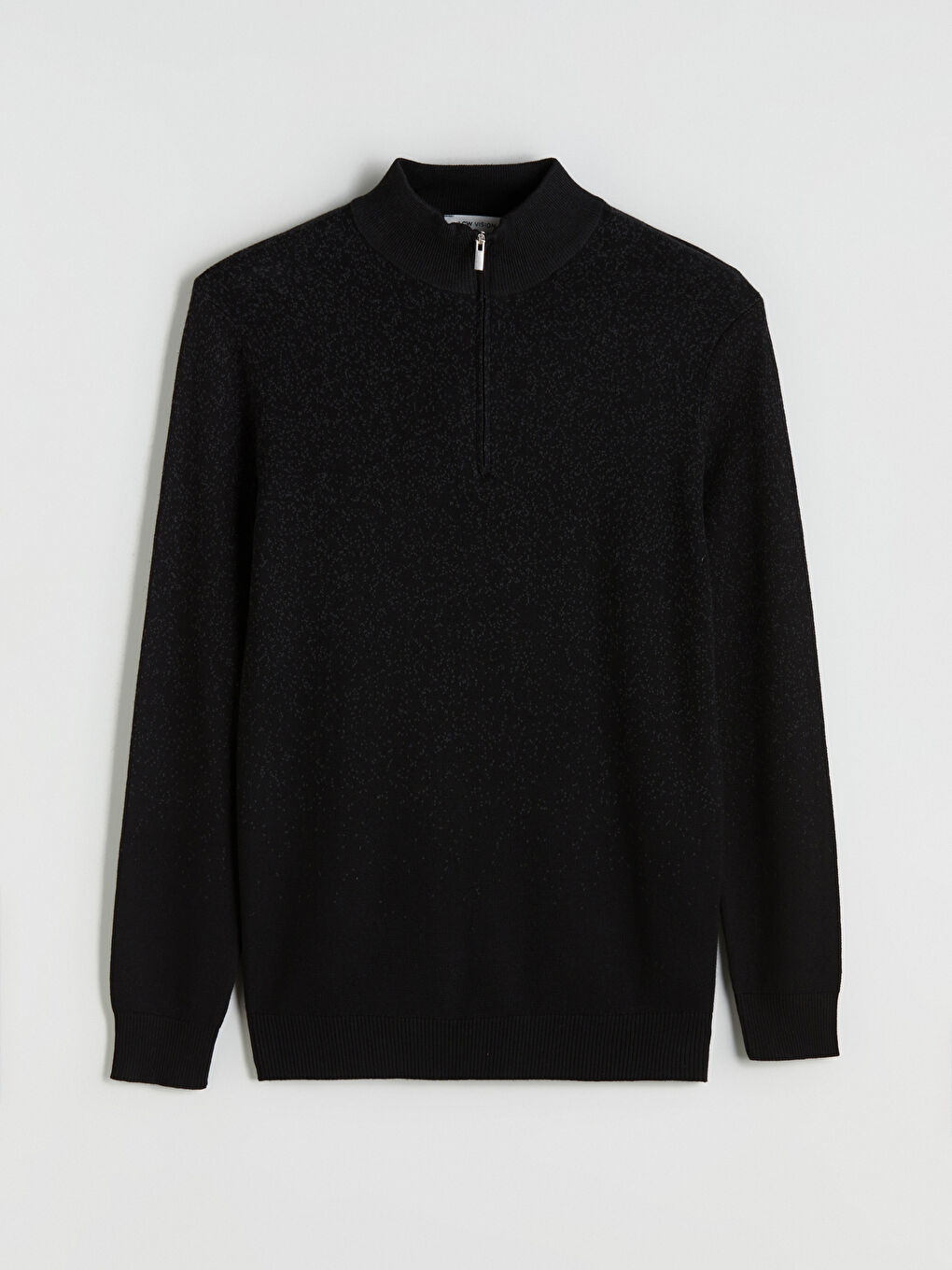 Funnel Neck Men's Knitwear Sweater-4
