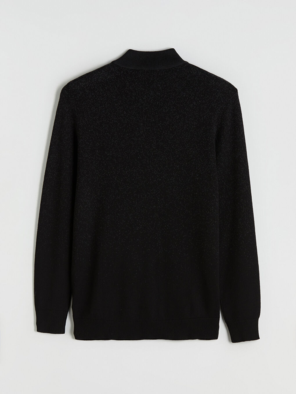 Funnel Neck Men's Knitwear Sweater-5