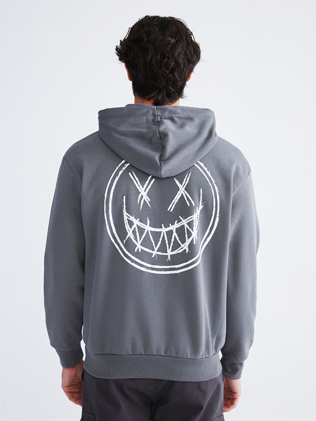 Long Sleeve Printed Men's Hoodie-3