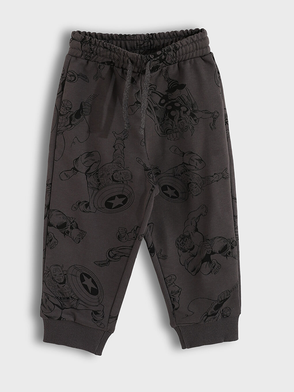 Crew Neck Spider-Man Printed Baby Boys' Tracksuit Set-2