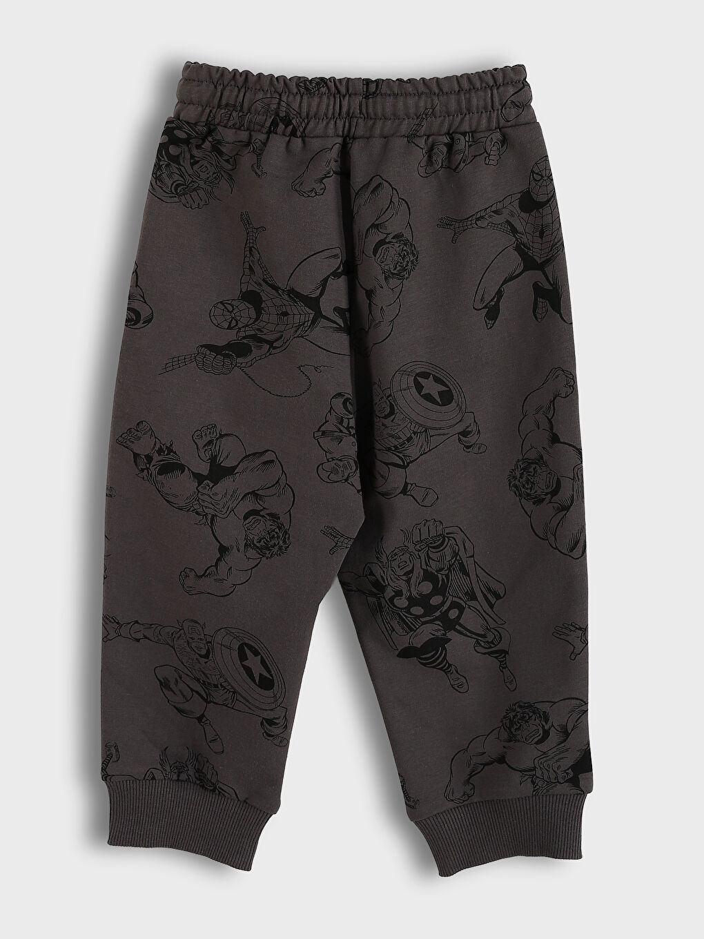 Crew Neck Spider-Man Printed Baby Boys' Tracksuit Set-4