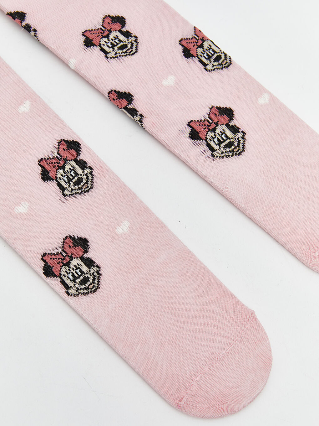 Minnie Mouse Patterned Baby Girl Tights 2 Pack-1