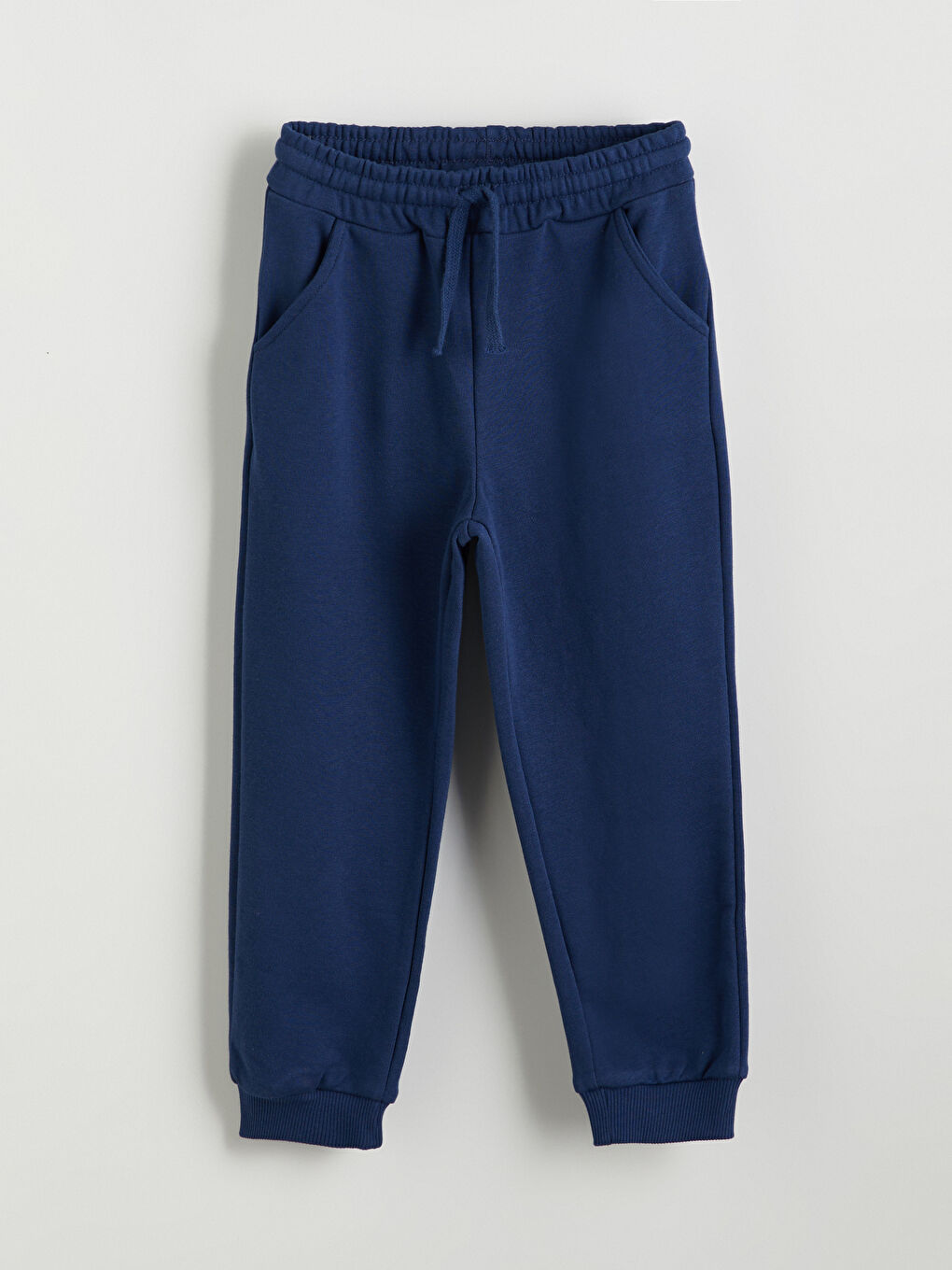 İndigo Beli Lastikli Erkek Çocuk Jogger Eşofman Alt