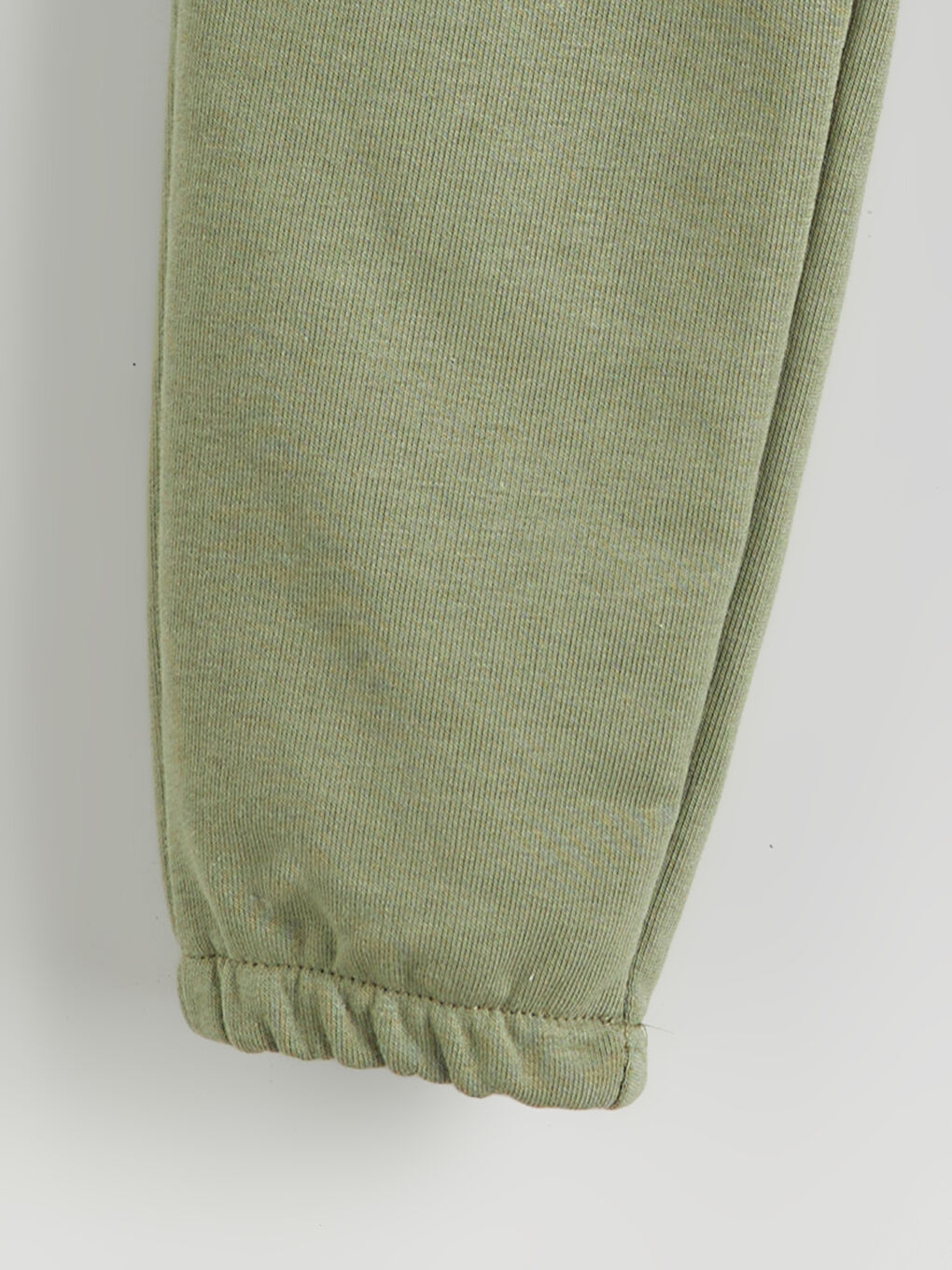 Yeşil Beli Lastikli Basic Erkek Çocuk Jogger Eşofman Altı-2