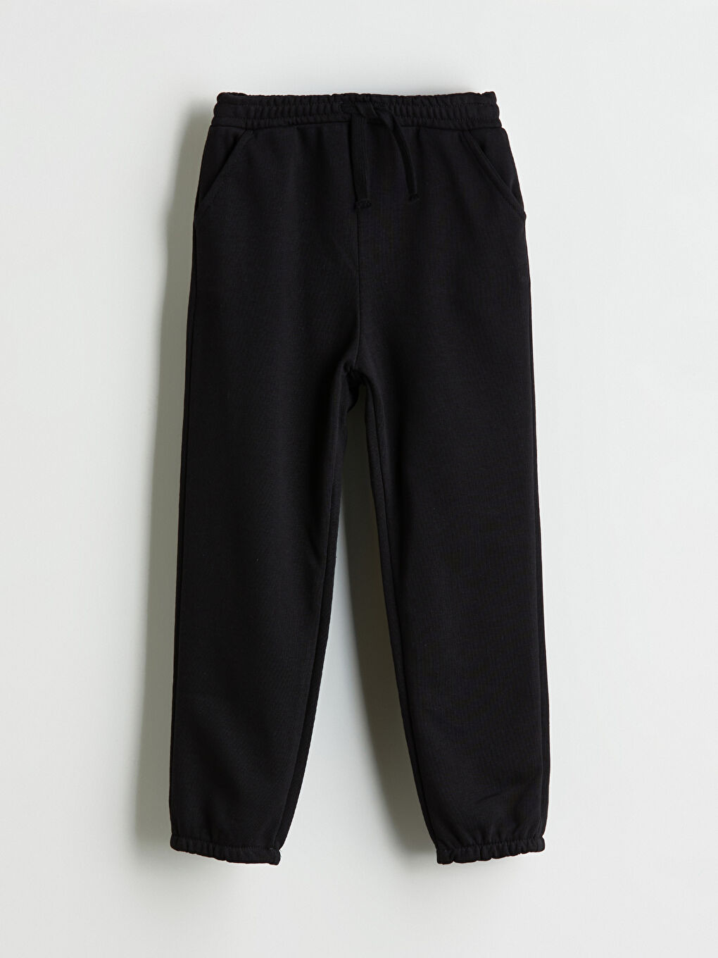 Siyah Beli Lastikli Erkek Çocuk Jogger Eşofman Altı