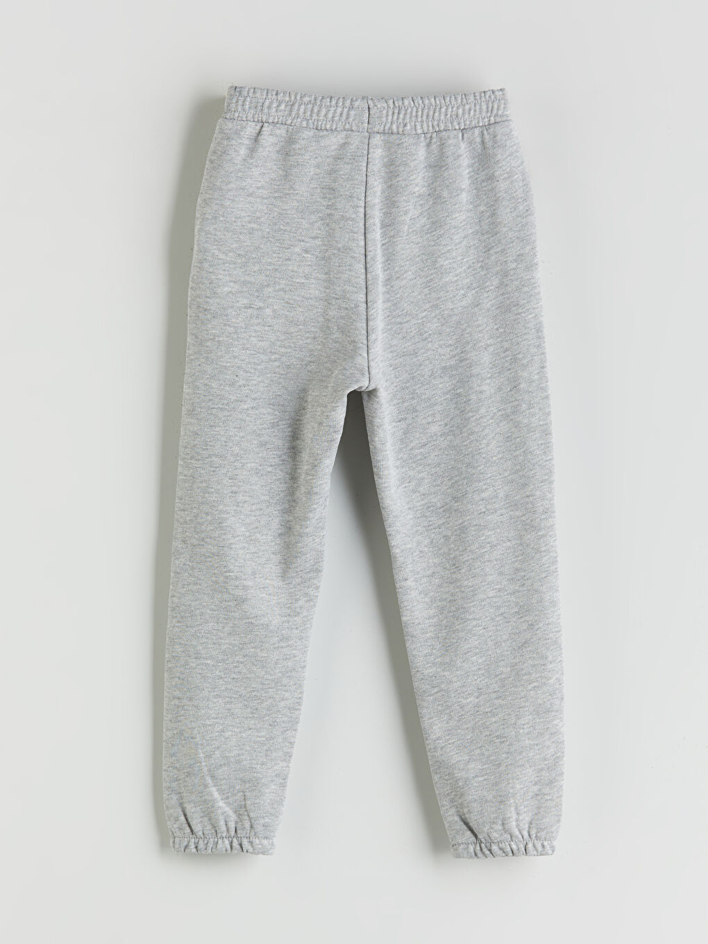 Gri Beli Lastikli Erkek Çocuk Jogger Eşofman Altı-1