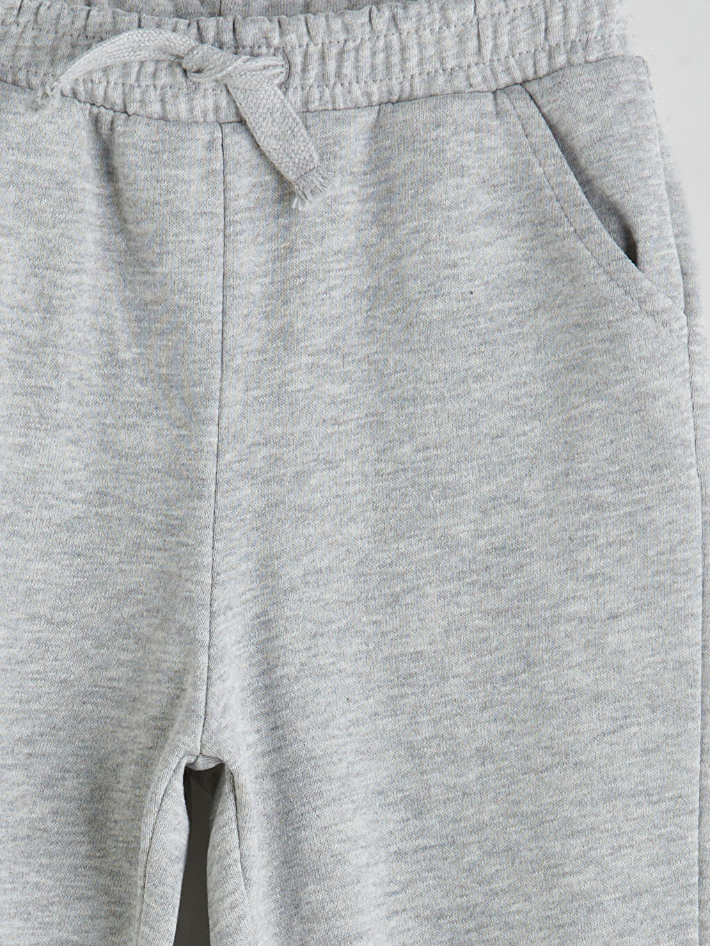Gri Beli Lastikli Erkek Çocuk Jogger Eşofman Altı-2