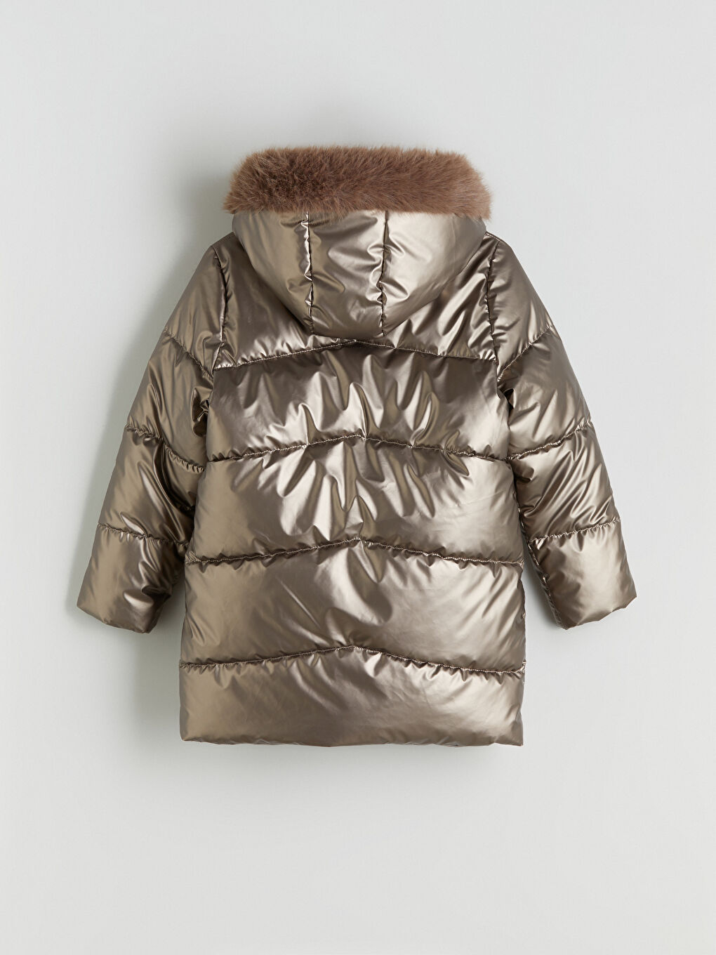 Hooded Girl Puffer-3