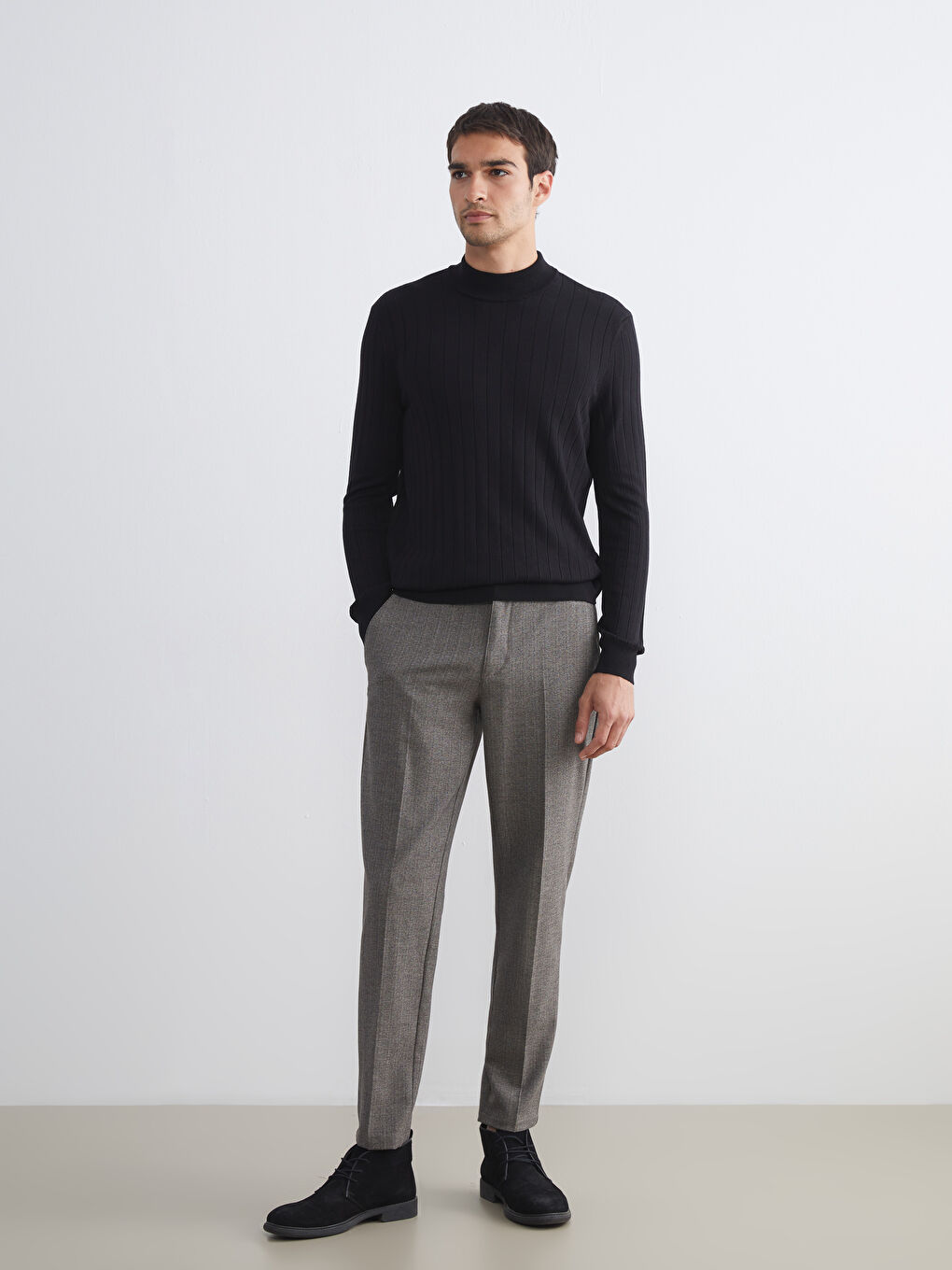 SOUTHBLUE Half Turtleneck Men's Knitwear Sweater -W5BI20Z8-CVL