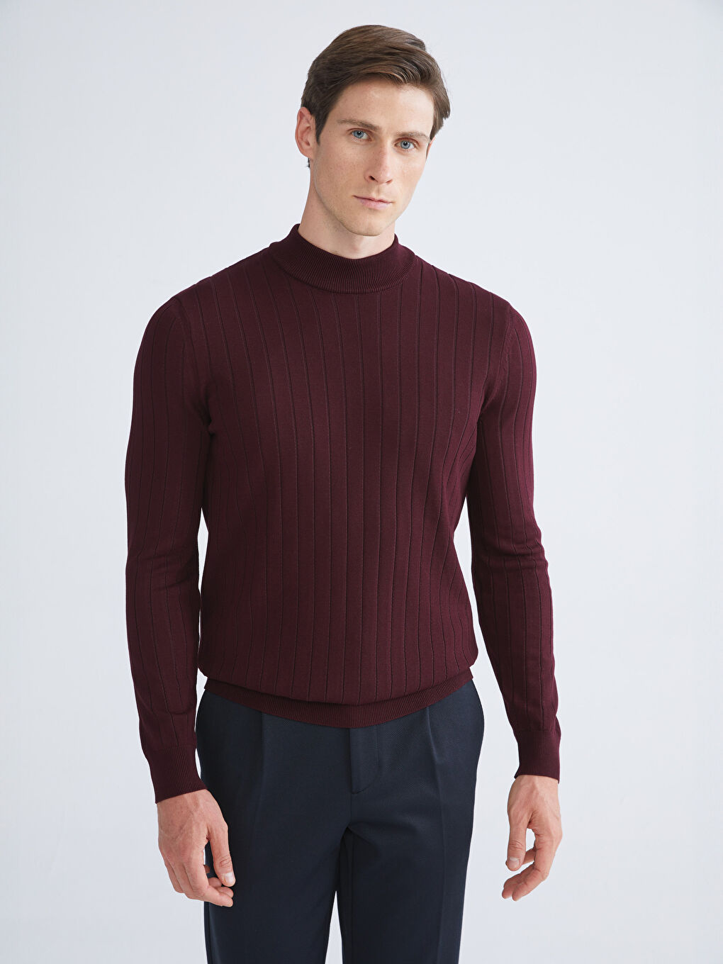 SOUTHBLUE Half Turtleneck Men's Knitwear Sweater -W5BI20Z8-J0S
