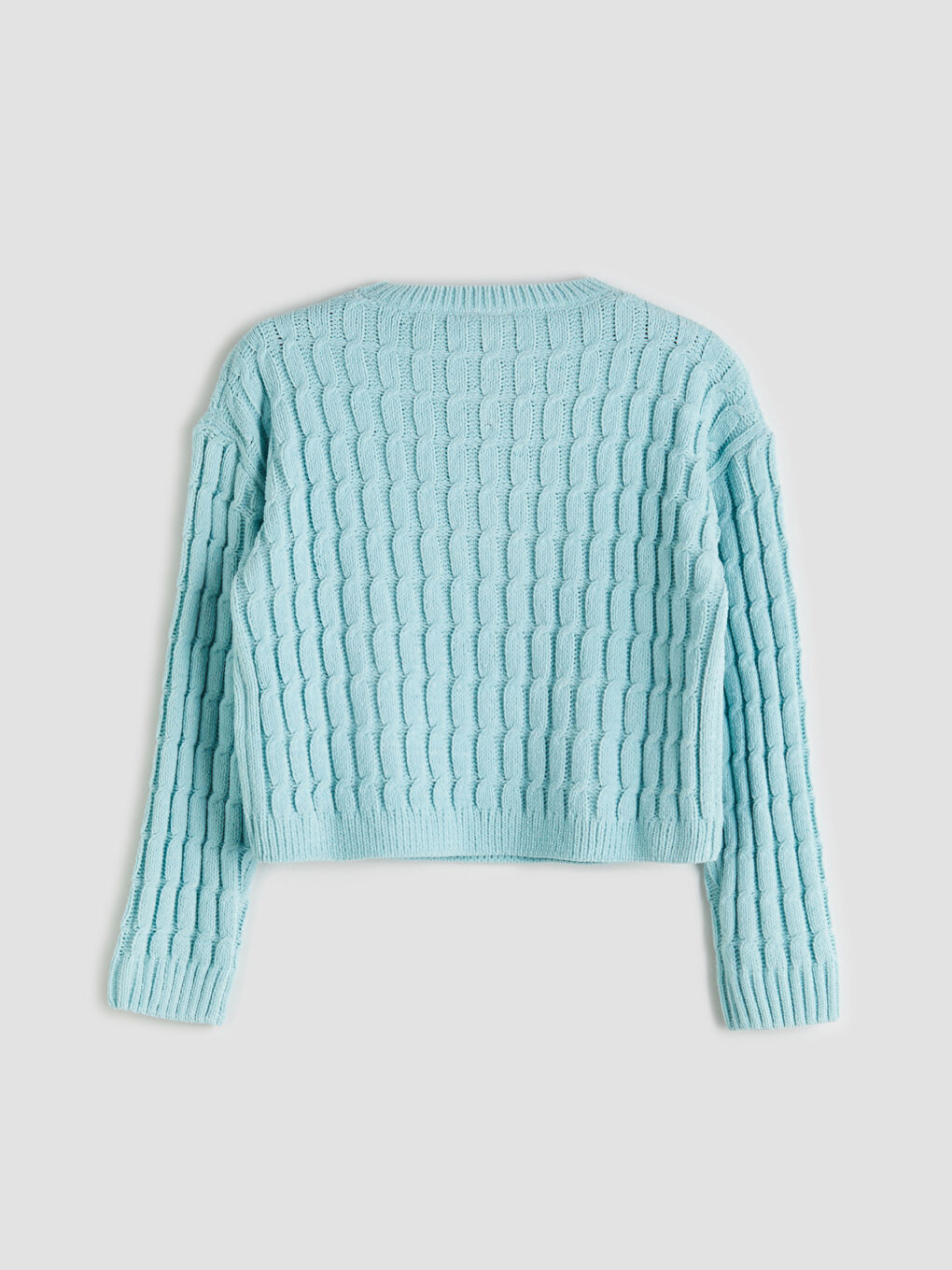 Crew Neck Girls' Sweater-1
