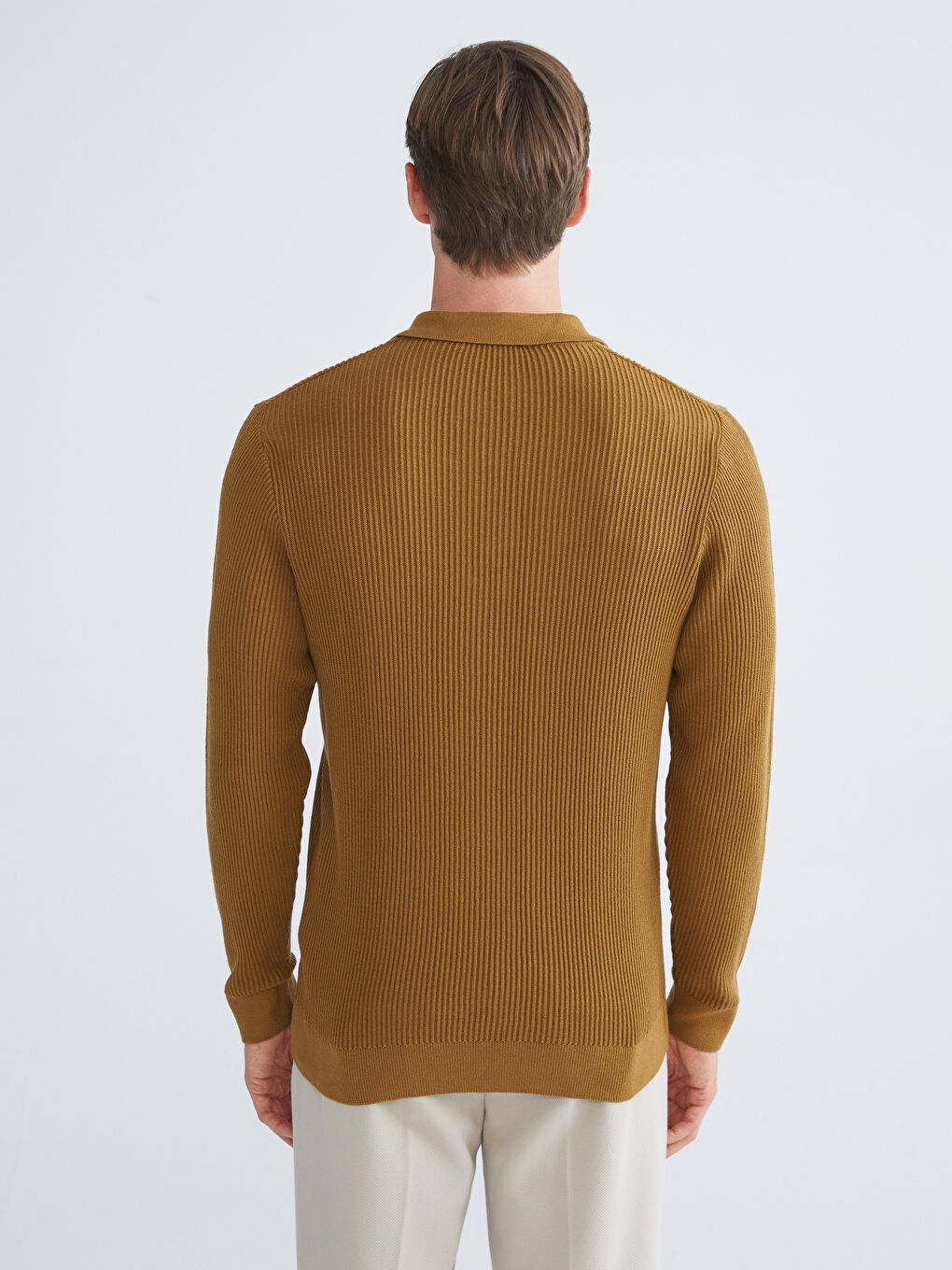 SOUTHBLUE Polo Neck Men's Knitwear Sweater -W5BI24Z8-HCR