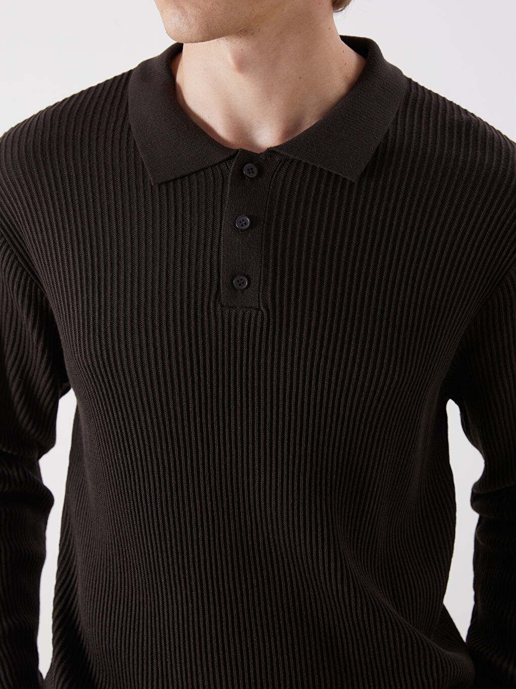 SOUTHBLUE Polo Neck Men's Knitwear Sweater -W5BI24Z8-HLD
